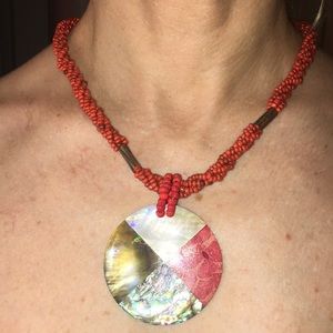 Colorful, unique necklace:)